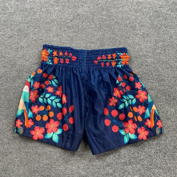 Tuff Sport Shorts Womens S Small Multi Muay Thai Boxing MMA Nightingale Bird - Picture 9 of 11